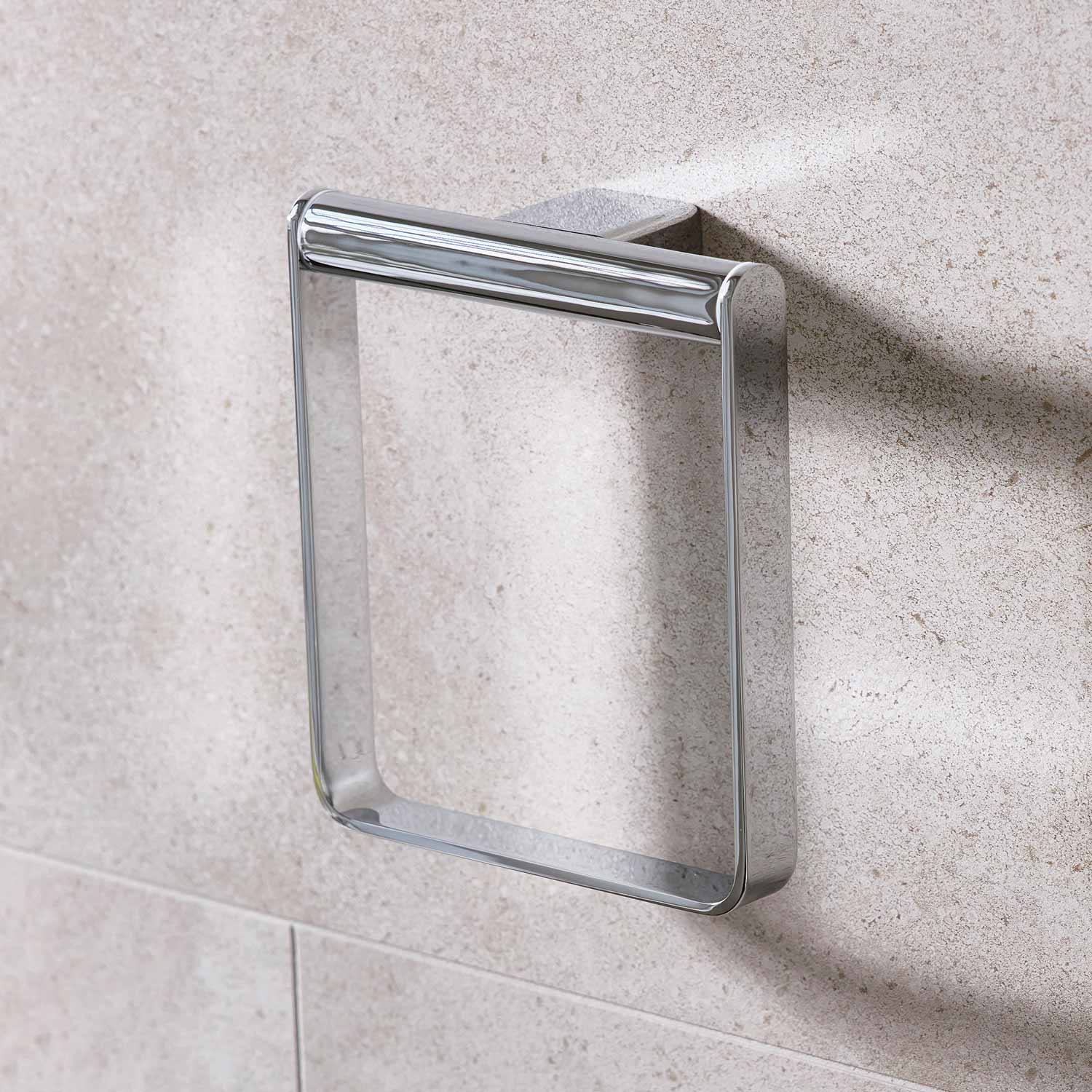 Miller Miami Swivel Towel Ring in Chrome