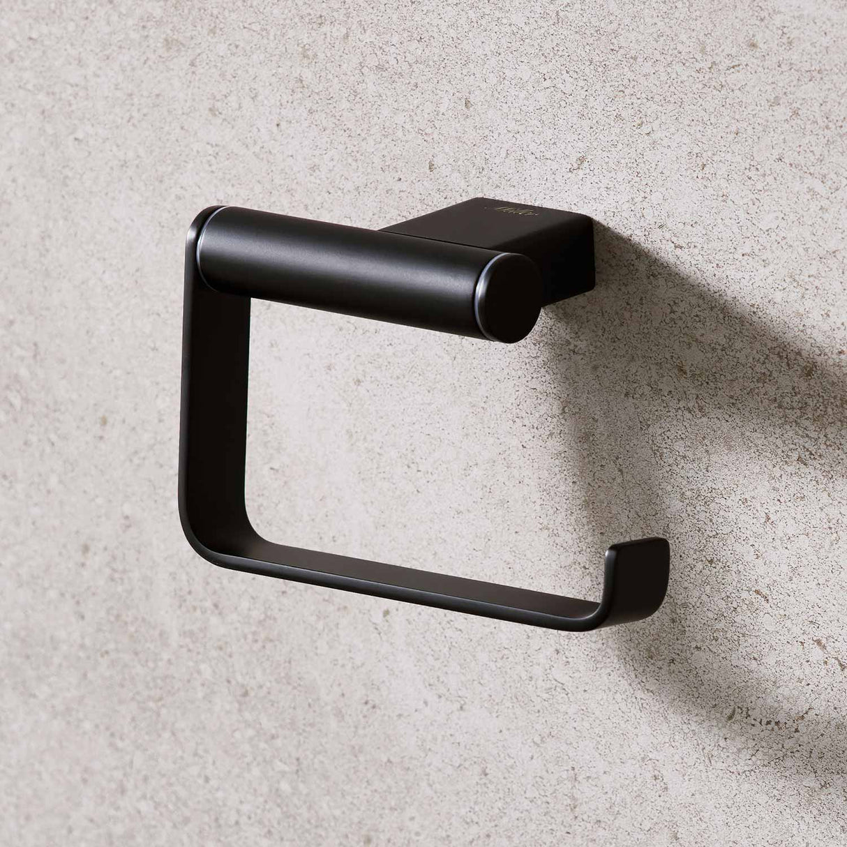 Miller Miami Toilet Roll Holder in Matt Black