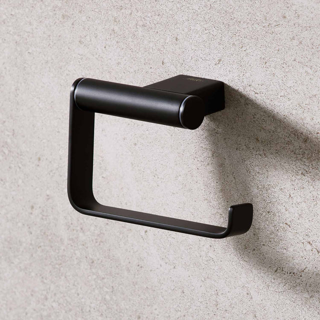 Miller Miami Toilet Roll Holder in Matt Black