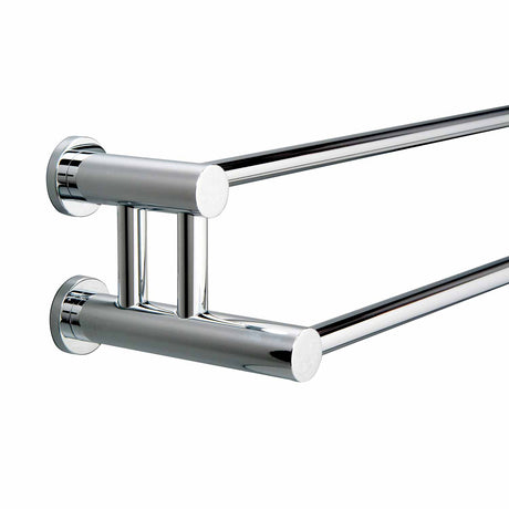 Miller Montana 650mm Double Towel Rail in Chrome