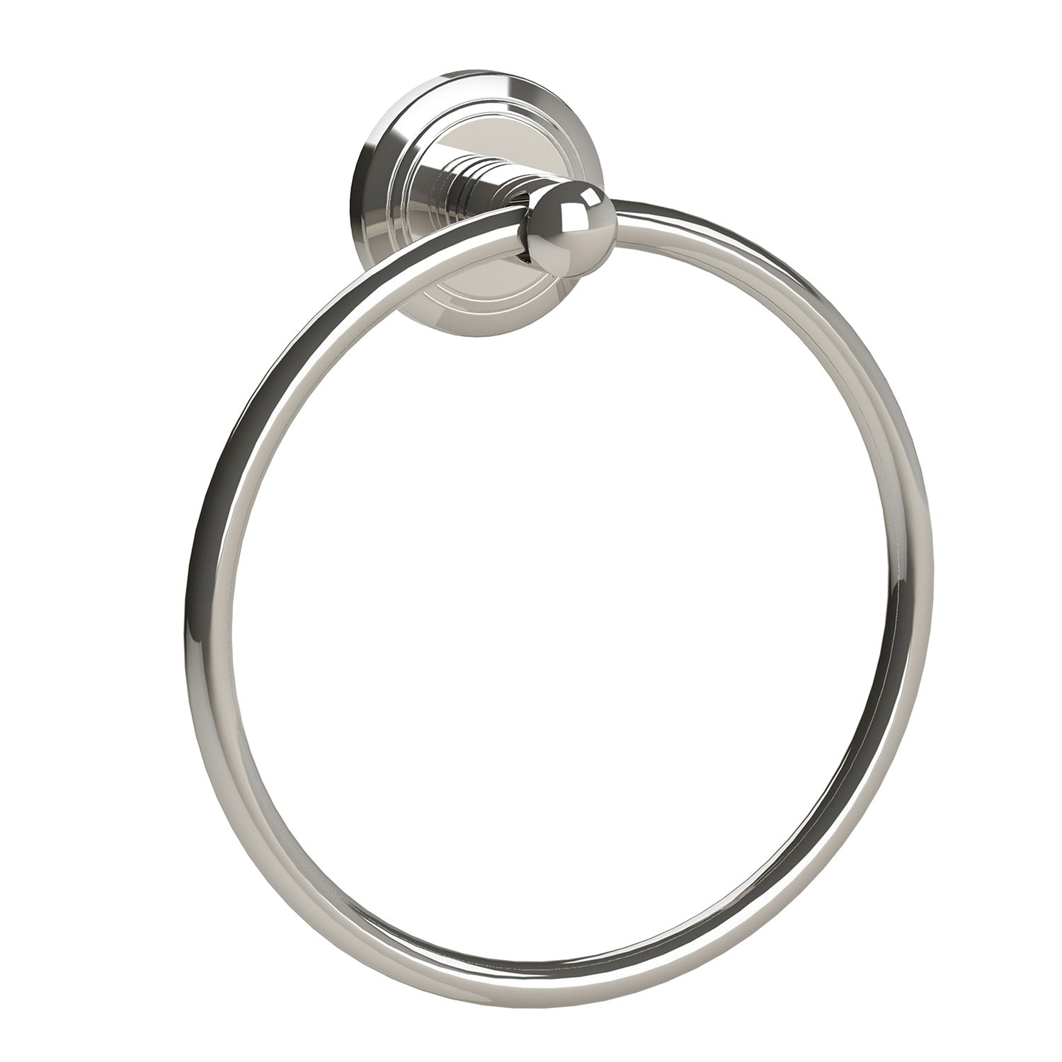 Miller Oslo Towel Ring in Polished Nickel