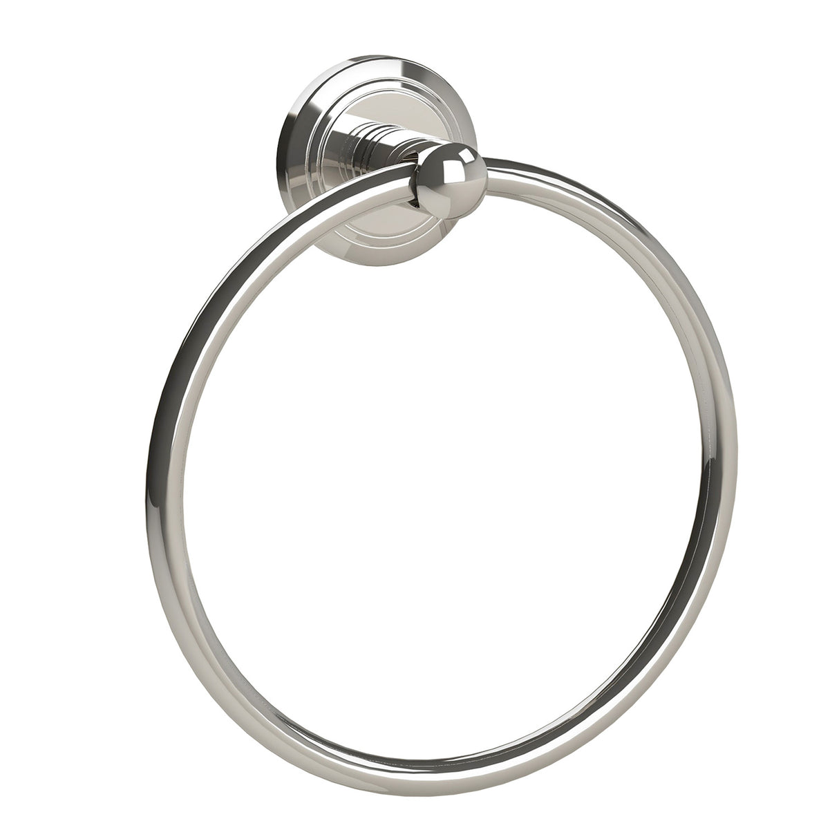 Miller Oslo Towel Ring in Polished Nickel