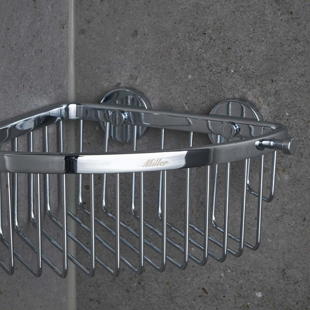 Miller Pair Of Gluable Brackets in Chrome