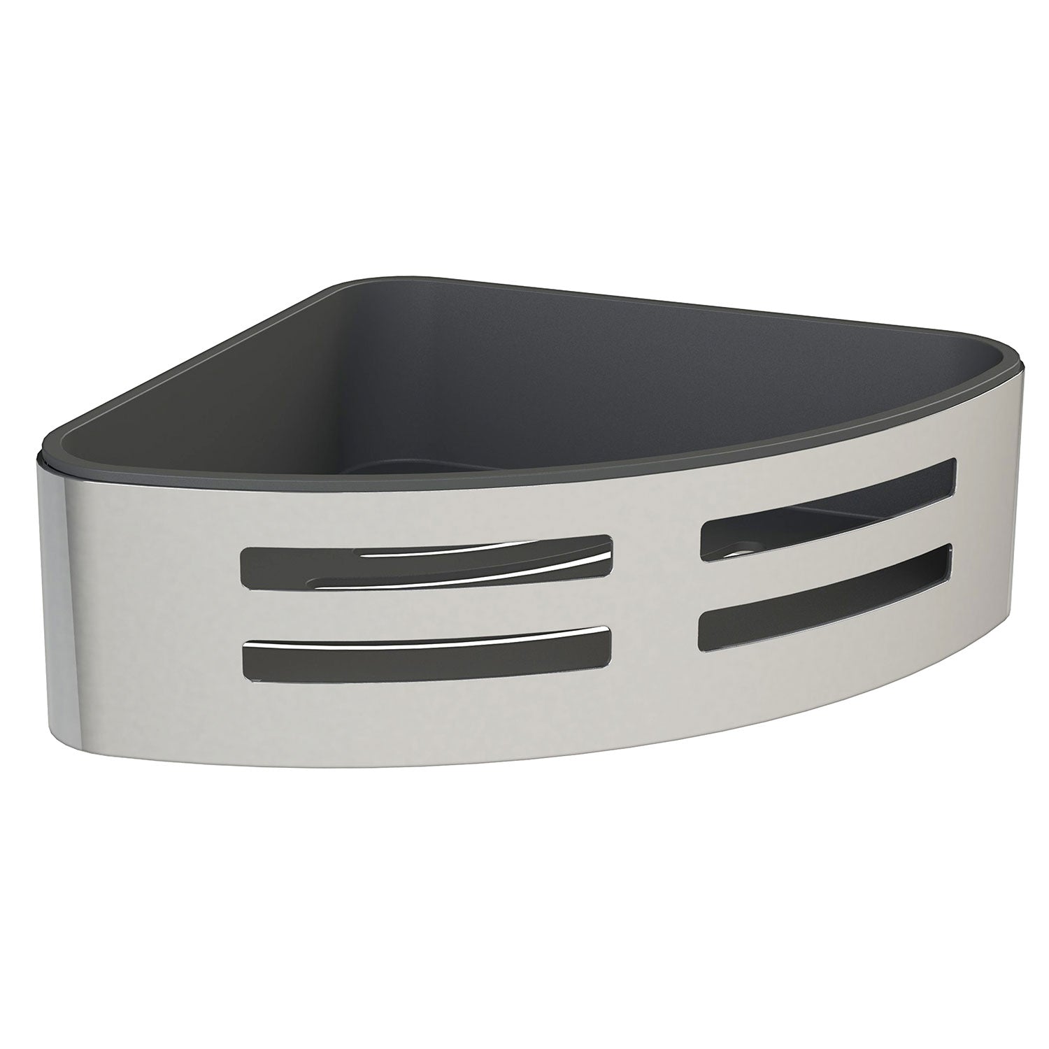 Miller Signature Corner Shower Tidy with Removable Tray in Chrome