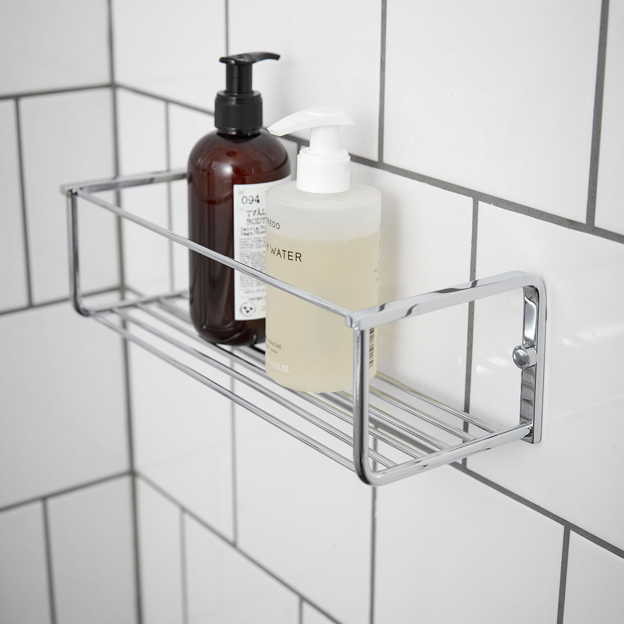 Miller Signature Single Shower Basket in Chrome 2