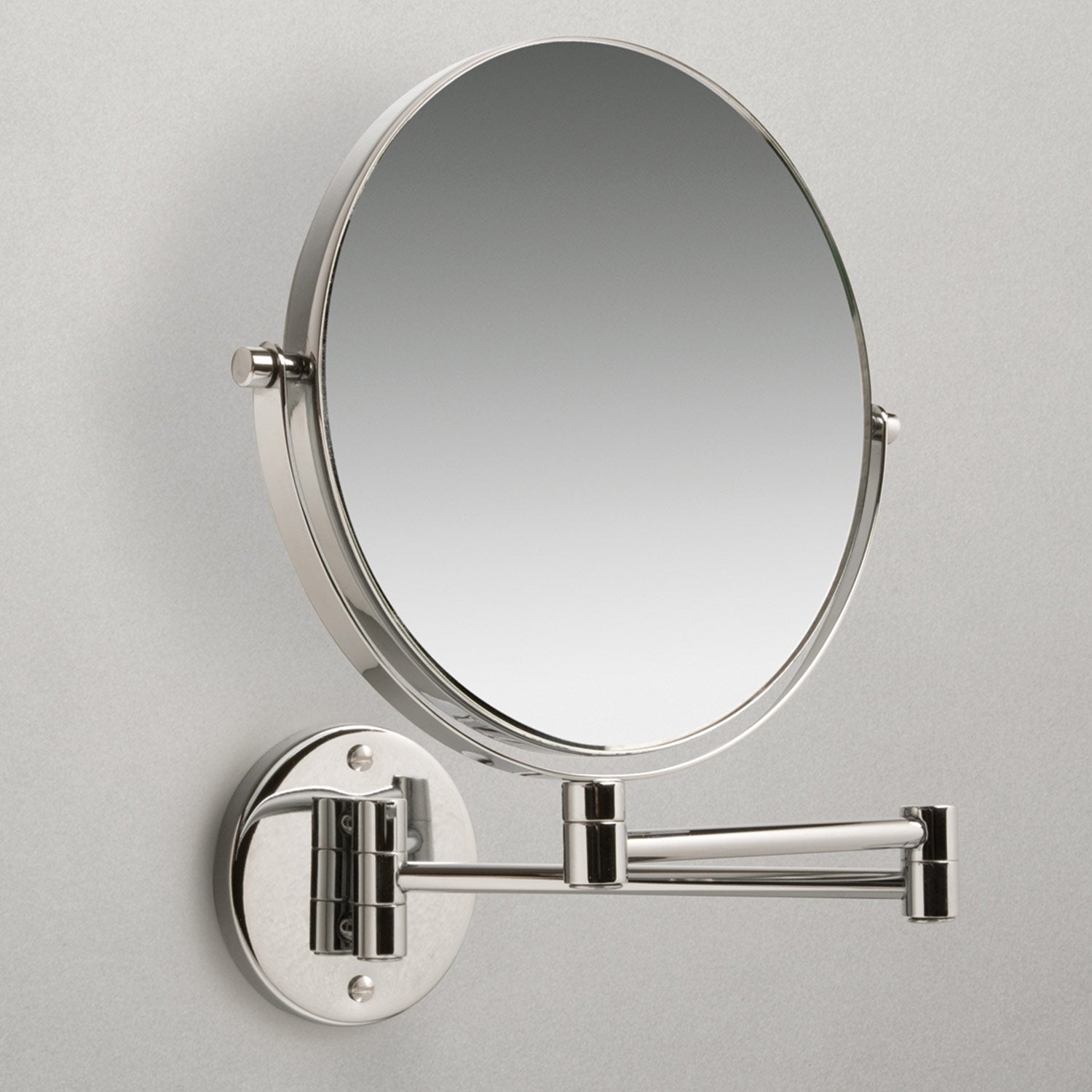 Miller Signature Wall Mounted Extending Magnifying Mirror in Chrome
