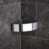 Miller Singature Corner Basket with Removable Tray in Chrome