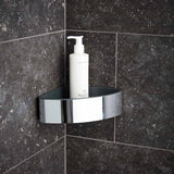 Miller Singature Corner Basket with Removable Tray in Chrome 3