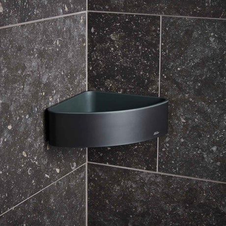 Miller Singature Corner Basket with Removable Tray in Matt Black