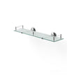 Miller Stockholm 500mm Glass Shelf with Chrome Guard Rail