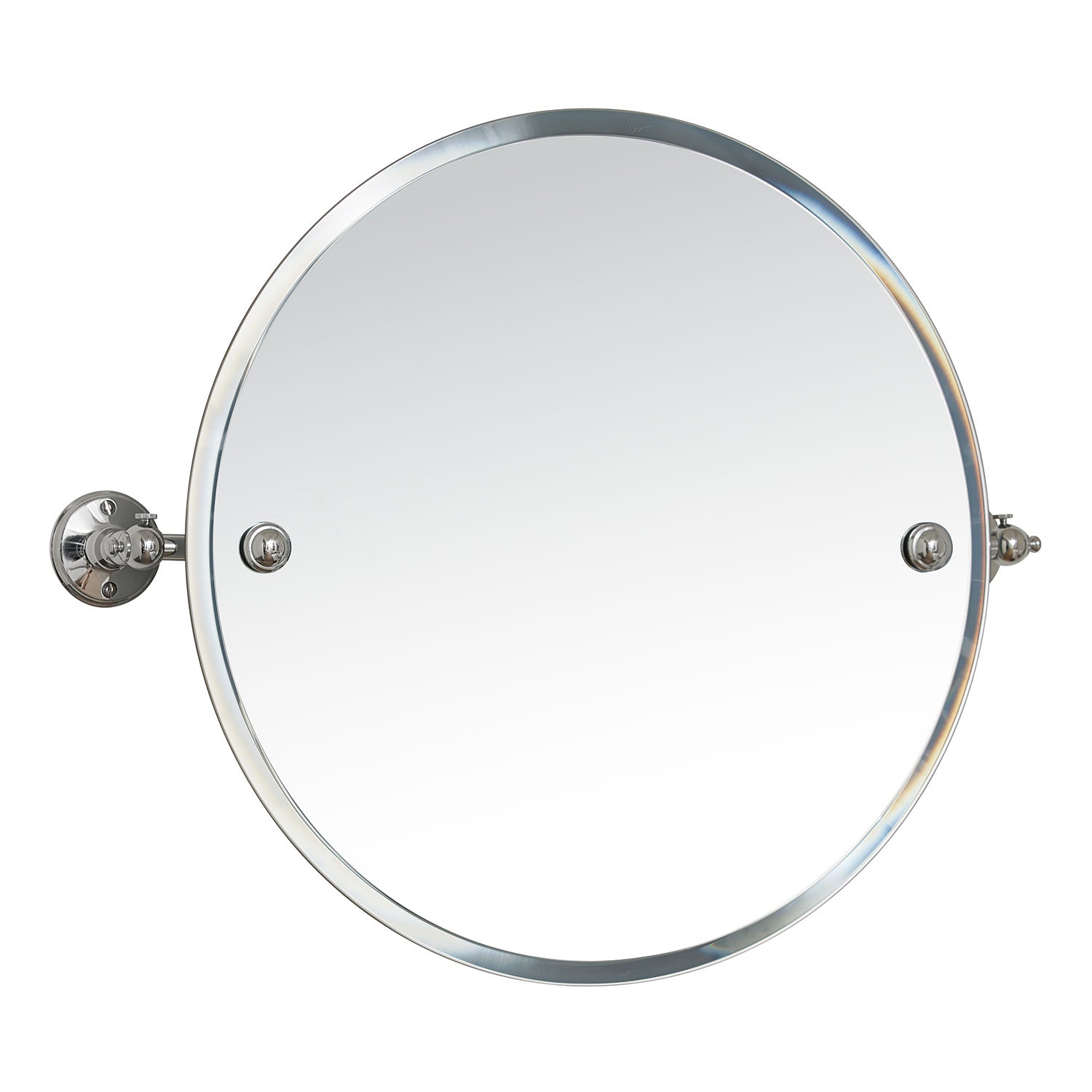Miller Stockholm Round Swivel 450mm Mirror with Bevelled Edge