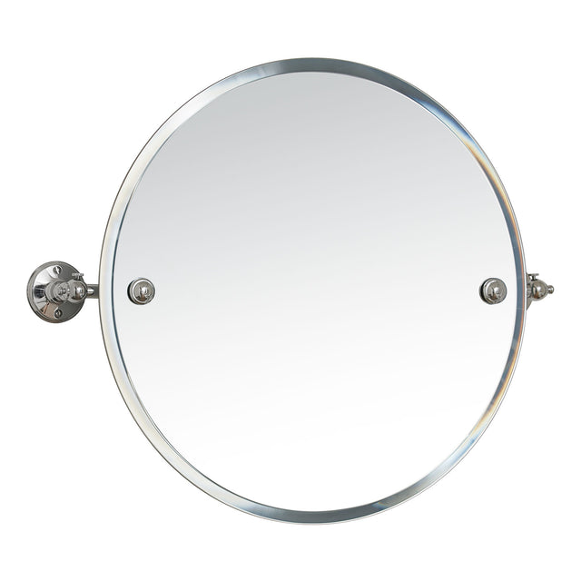 Miller Stockholm Round Swivel 450mm Mirror with Bevelled Edge