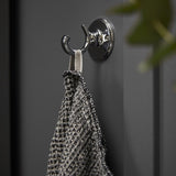 Miller Stockholm Single Robe Hook in Chrome lifestyle