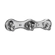 Miller Stockholm Treble Robe Hook in Chrome