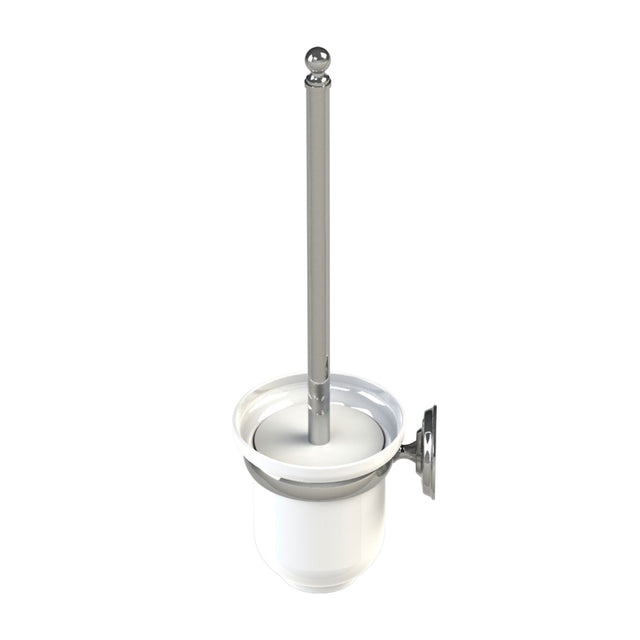 Miller Stockholm Wall Hung Toilet Brush Set in Chrome