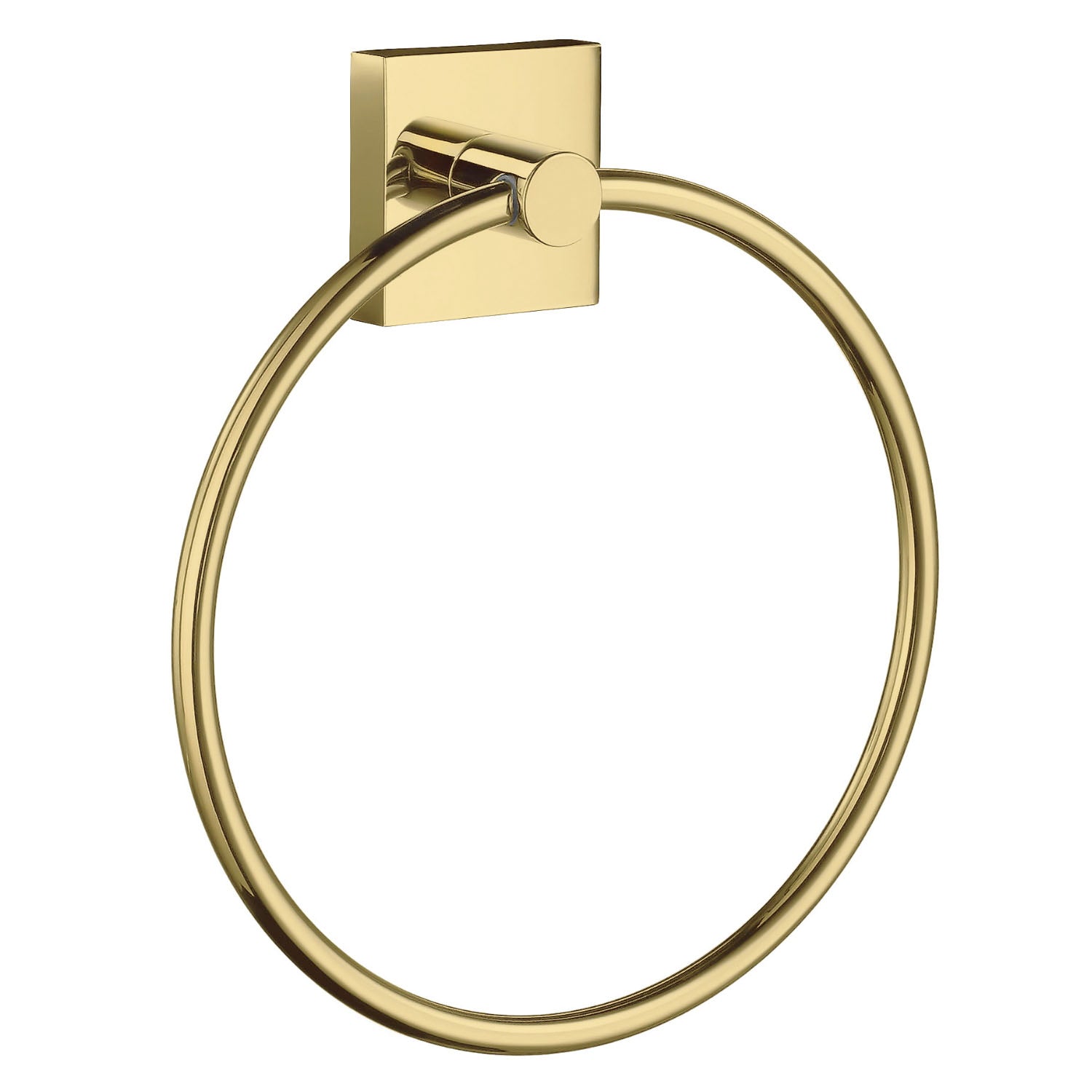 Smedbo House Towel Ring Polished Brass | RV344