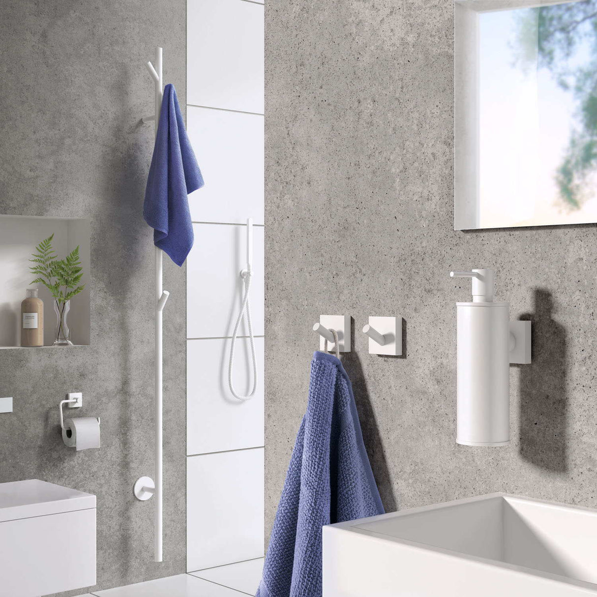 Smedbo House Toilet Roll Holder White