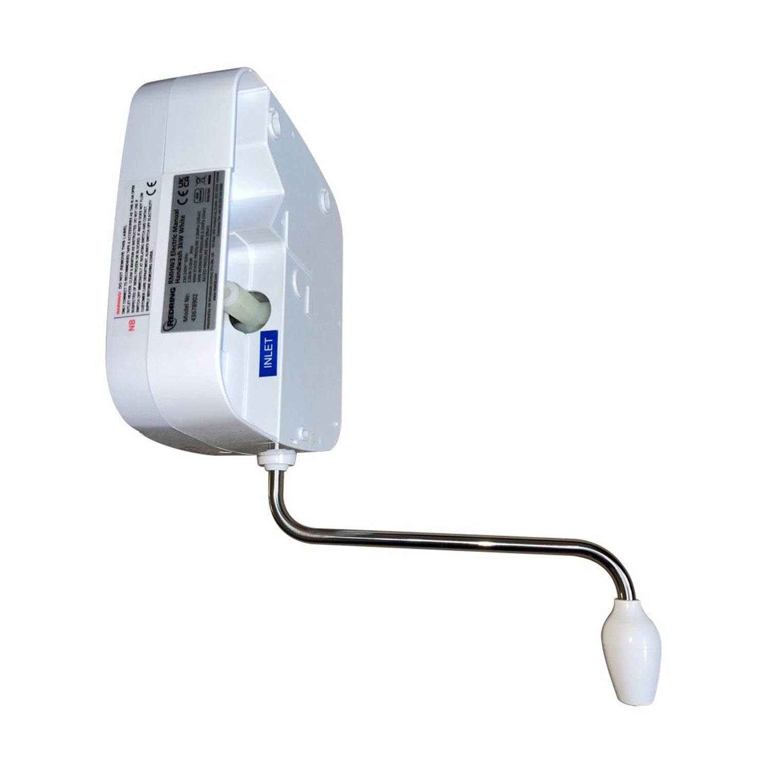 Redring Manual 3kW Instant Electric Hand Wash Unit side