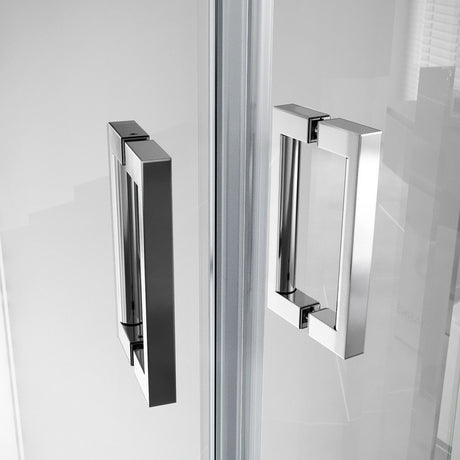 Roman Haven8 Two Door Quadrant Shower Enclosure in Silver Handles