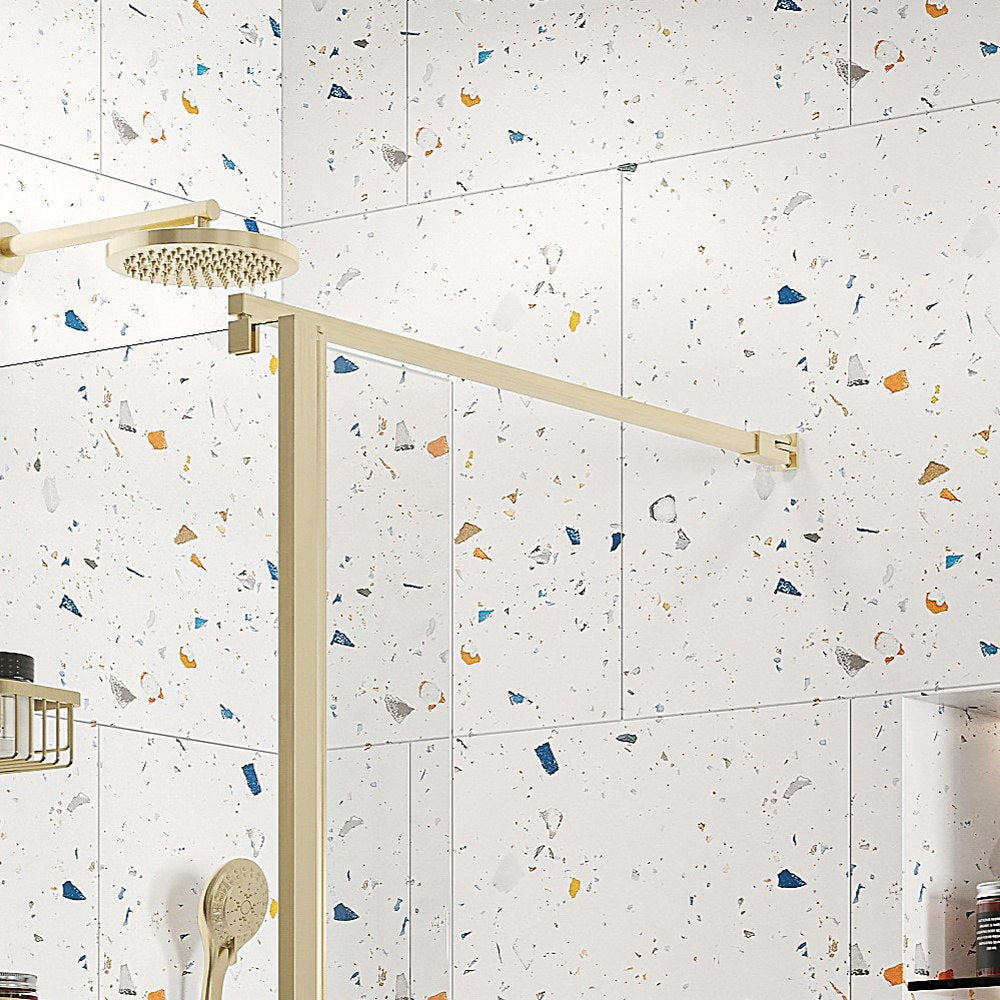 Roman Haven Brushed Brass Square Low Level Brace Kit