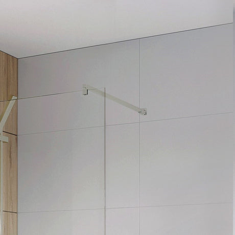 Roman Haven Brushed Nickel Square Low Level Brace Kit