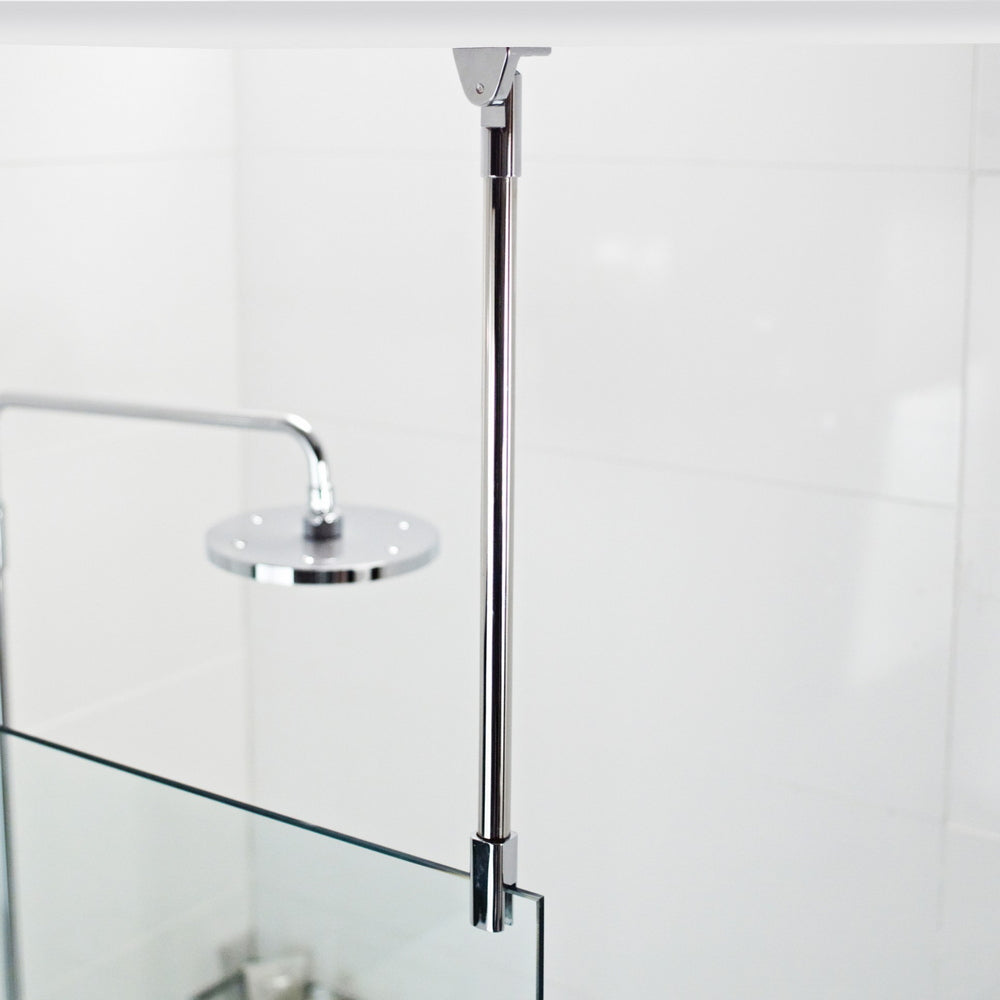 Roman Haven Chrome Ceiling Brace Kit Round LL