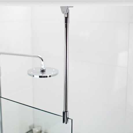 Roman Haven Chrome Ceiling Brace Kit Round LL