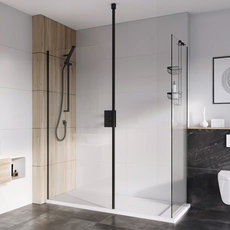 Roman Haven Matt Black Square Ceiling Brace Kit CTF