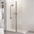 Roman Haven Select 10mm Gunmetal Wetroom Panel.