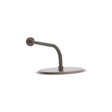 Round 300mm Shower Head and Arm in Brushed Bronze