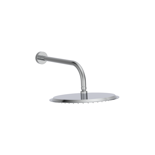Round 300mm Shower Head and Arm in Chrome