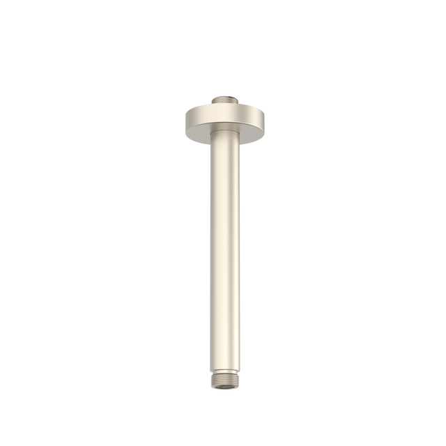 Round Ceiling Mounted Shower Arm in Brushed Nickel