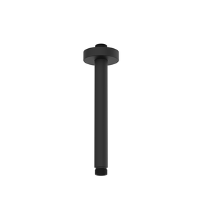 Round Ceiling Mounted Shower Arm in Matt Black