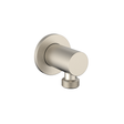 Round Outlet Elbow in Brushed Nickel