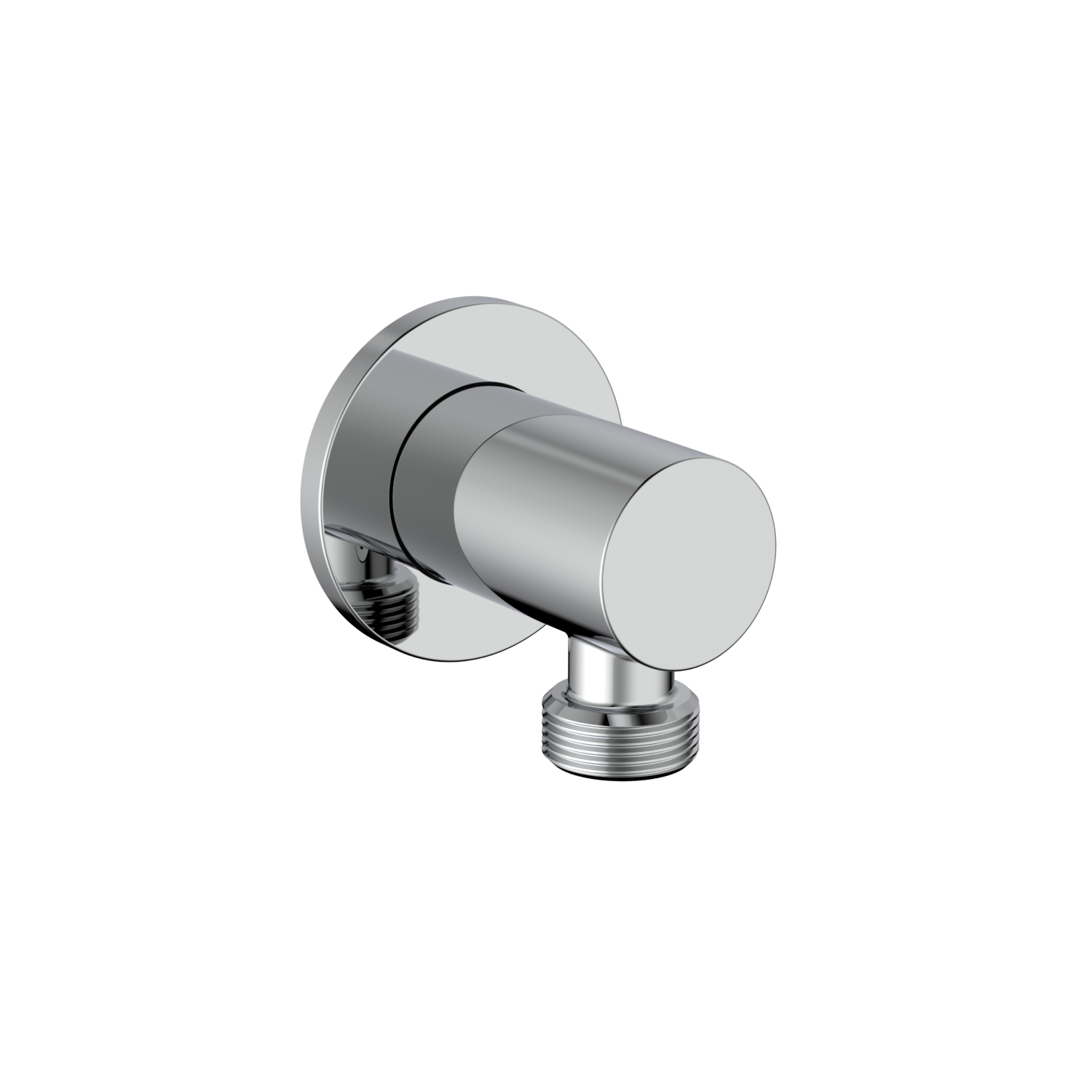 Round Outlet Elbow in Chrome
