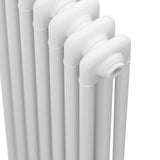 Scudo 1800 x 425mm 3 Column Vertical Radiator in White top