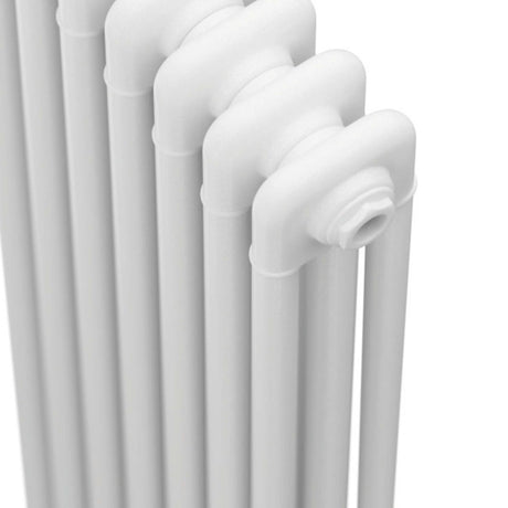 Scudo 1800 x 425mm 3 Column Vertical Radiator in White top