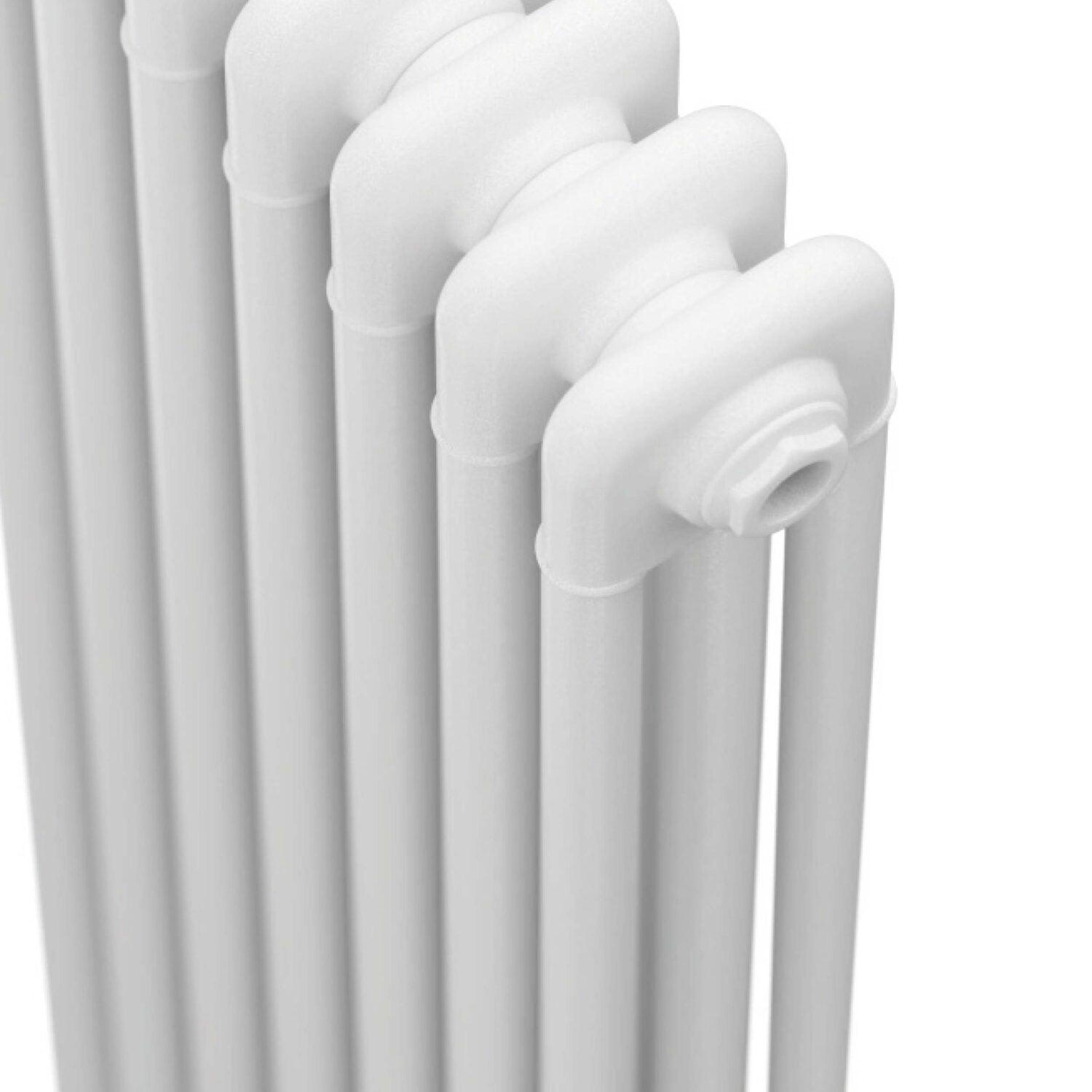 Scudo 1800 x 515mm 3 Column Vertical Radiator in White top
