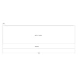 Scudo 1800mm Wooden Front Bath Panel in Matt Indigo Blue dimensions