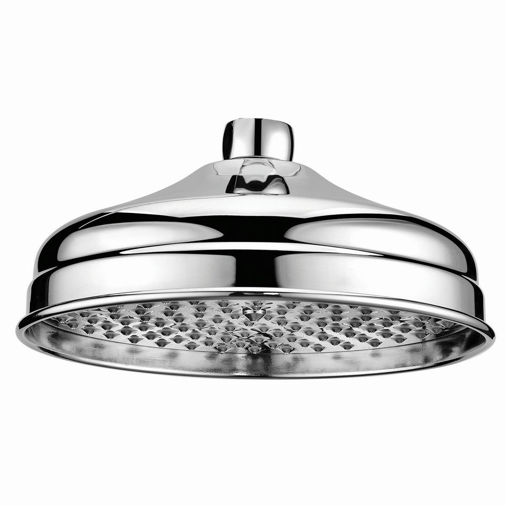 Scudo 200mm Chrome Traditional Shower Head