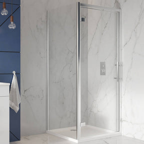 Scudo 20mm Shower Extension Profile in Chrome