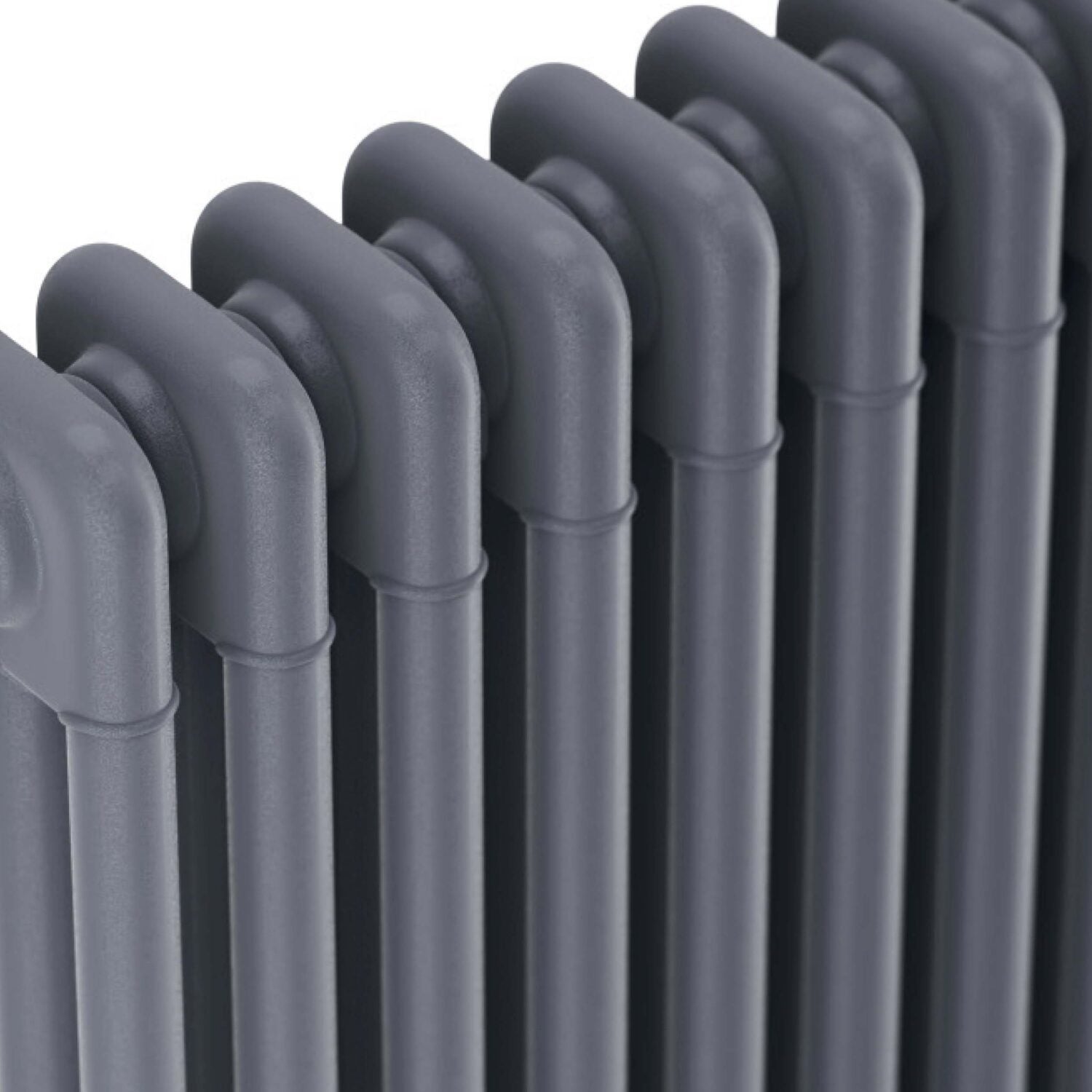Scudo 600 x 650mm 3 Column Horizontal Radiator in Anthracite top