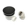 Scudo 90mm Fast Flow Shower Tray Waste Black