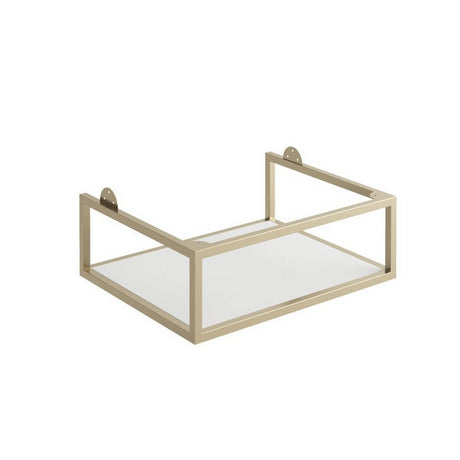 Scudo Ambience Frame with Shelf brushed brass