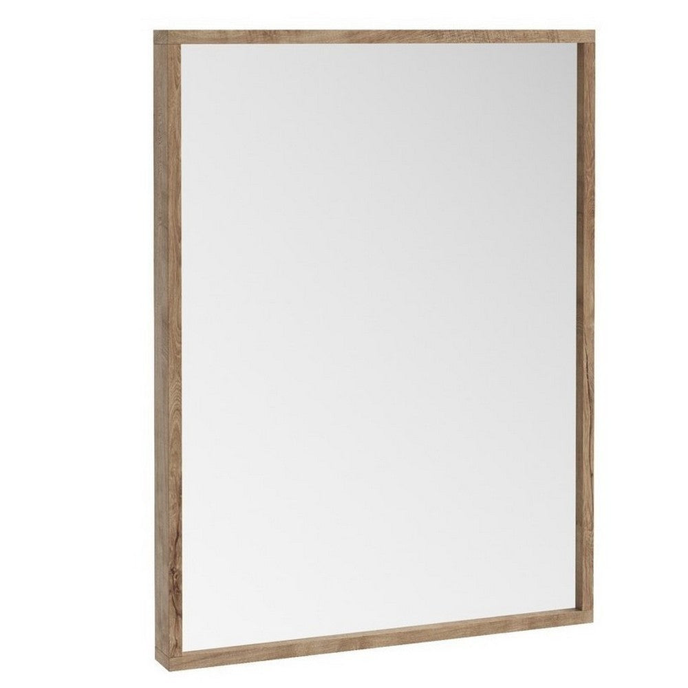Scudo Ambience Rustic Oak 800 x 600mm Mirror