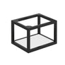 Scudo Ambience Tall Boy Frame With Dual Colour Shelf black