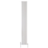 Scudo Apex 1800 x 236mm Vertical Double Designer Radiator in White