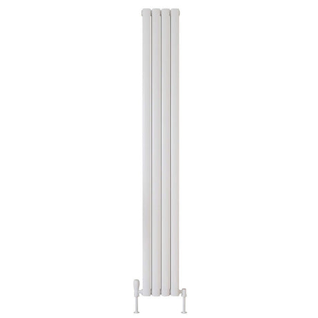 Scudo Apex 1800 x 236mm Vertical Double Designer Radiator in White