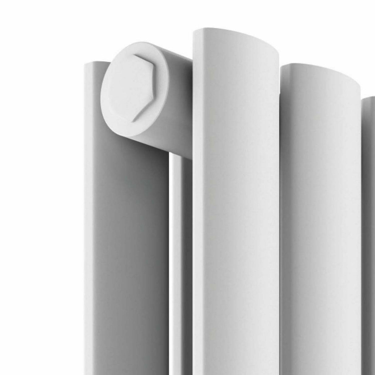 Scudo Apex 1800 x 236mm Vertical Double Designer Radiator in White top