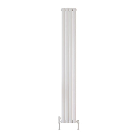 Scudo Apex 1800 x 236mm Vertical Single Designer Radiator in White